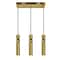 Cwi Lighting Chime LED Island/Pool Table Chandelier With Brass Finish 1225P20-3-625 - alternate 1